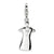 Amore La Vita Sterling Silver Dress on Hanger Charm hide-image