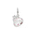 Swarovski Element/Enamel Little Princess Handbag Charm in Sterling Silver