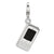 3-D Enameled Cell Phone Charm in Sterling Silver