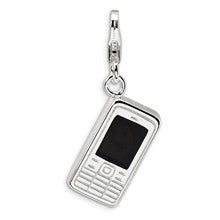 Amore La Vita Sterling Silver 3-D Enameled Cell Phone Charm hide-image