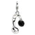 Amore La Vita Sterling Silver Enameled Swarovski Element Earphones Charm hide-image