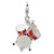 Amore La Vita Sterling Silver 3-D Enameled Drum Set Charm hide-image