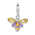 Amore La Vita Sterling Silver Enameled Bee Charm hide-image