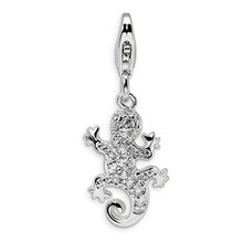 Amore La Vita Sterling Silver CZ Lizard Charm hide-image