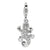 Amore La Vita Sterling Silver CZ Lizard Charm hide-image