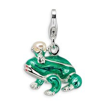 Amore La Vita Sterling Silver FW Cult Pearl Frog Prince Charm hide-image