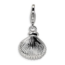 Amore La Vita Sterling Silver Polished Shell Charm hide-image