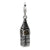 3-D Antiqued Big Ben Charm in Sterling Silver