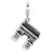 Amore La Vita Sterling Silver 3-D Enameled Arc De Triomphe Charm hide-image