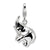 Amore La Vita Sterling Silver 3-D Enameled Elephant Charm hide-image