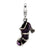 Amore La Vita Sterling Silver Antiqued Enameled Witches Shoe Charm hide-image