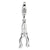 Amore La Vita Sterling Silver 3-D Polished Pliers Charm hide-image