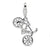 Amore La Vita Sterling Silver 3-D Polished Bicycle Charm hide-image