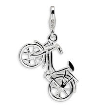 Amore La Vita Sterling Silver 3-D Enameled Bicycle Charm hide-image