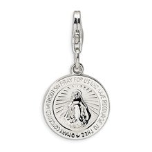 Amore La Vita Sterling Silver Miraculous Medal Charm hide-image