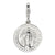 Amore La Vita Sterling Silver Miraculous Medal Charm hide-image