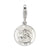 Saint Michael Medal Charm in Sterling Silver