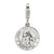 St. Christopher Medal Charm in Sterling Silver