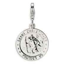 Amore La Vita Sterling Silver St. Christopher Medal Charm hide-image