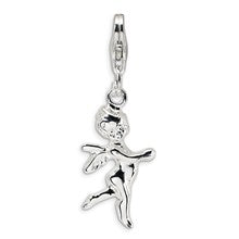 Amore La Vita Sterling Silver 3-D Polished Angel Charm hide-image