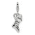 Amore La Vita Sterling Silver Rhodium 3-D Christmas Stocking Charm hide-image