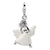 Amore La Vita Sterling Silver Enameled Swarovski Element Angel Charm hide-image