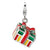 Amore La Vita Sterling Silver 3-D Enameled Gift Box Charm hide-image