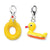 3-D Enameled Rubber Duck Charm in Sterling Silver