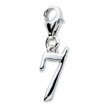 Amore La Vita Sterling Silver Number 7 Charm hide-image