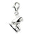 Amore La Vita Sterling Silver 3-D Polished Ice Skates Charm hide-image