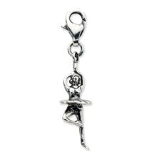 Amore La Vita Sterling Silver 3-D Antiqued Ballerina Charm hide-image