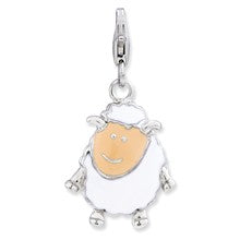 Amore La Vita Sterling Silver Enameled 3-D Sheep Charm hide-image