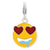 Amore La Vita Sterling Silver Enameled 3-D Love Face Charm hide-image