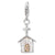 Amore La Vita Sterling Silver Multicolor Crystal Church Charm hide-image