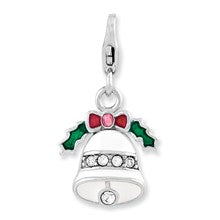 Amore La Vita Sterling Silver Enameled Wreath Bell Charm hide-image