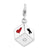 Amore La Vita Sterling Silver Enameled 3-D Dice Charm hide-image