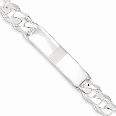 Sterling Silver Curb Id Bracelet