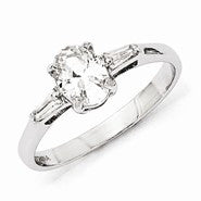 Sterling Silver CZ Ring