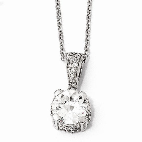 Sterling Silver CZ Necklace