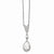 Sterling Silver Pear CZ Necklace