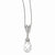 Sterling Silver Teardrop CZ Necklace