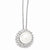 Sterling Silver CZ Cultured Pearl Necklace