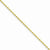 Sterling Silver Flash Gold-Plated Diamond-Cut Rope Chain