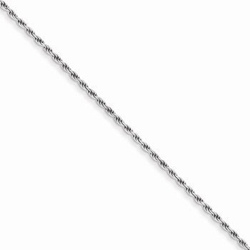 Sterling Silver Diamond-Cut Rope Chain