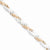 Sterling Silver Rose Vermeil Diamond-Cut Rope Chain Bracelet