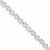 Sterling Silver Diamond Heart Bracelet