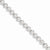 Sterling Silver Diamond Heart Bracelet