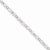 Sterling Silver Diamond Oval Link Bracelet