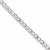 Sterling Silver Diamond X Bracelet