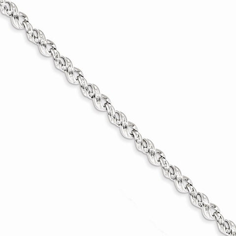 Sterling Silver Diamond Bracelet